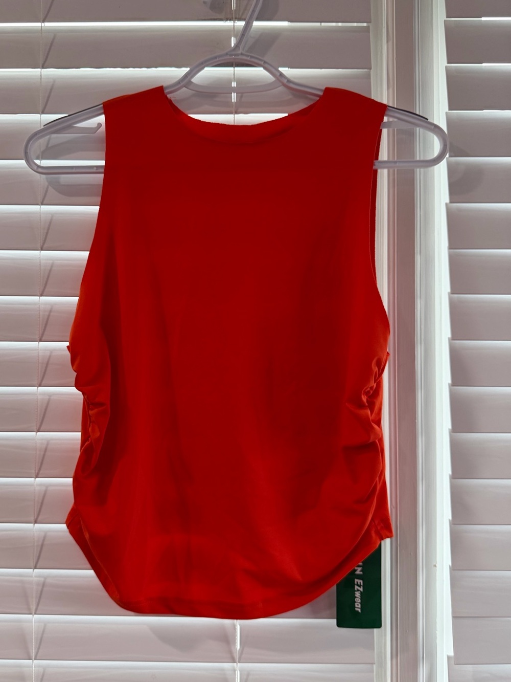 Bright Orange Sleeveless Women's Top Bu SHEIN Size L 🧡